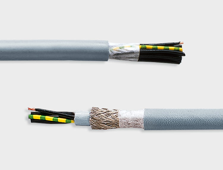 Cable chain and servo cables