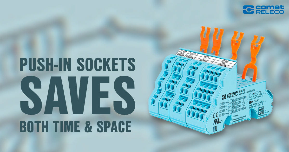 ComatReleco Push-In sockets