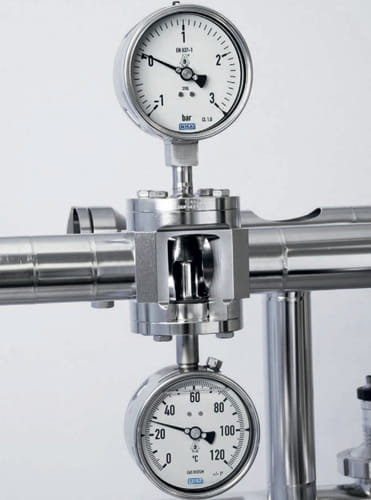 Wika pressure sensors and thermometers