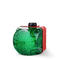 Xenon strobe+buzzer, 94mm, Green, 230-240 V ac, QTS