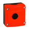 Enclosure Black Base, Red Cover, 1 Hole