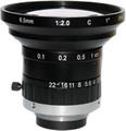 5MP man focus lens, 6.5mm 1, C mount, F2, man iris