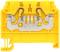 FRK 1.5/2A Yellow, 1.5mm² Push-in feed through