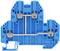 SRKD 2.5/SV Blue, 2.5mm² linked double deck terminal