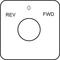 PR12 cam switch 16 A "REW-0-FWD" ø22mm
