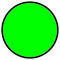 Pushbutton Cap Illuminated Flush Green