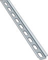 DIN rail 15x5,5 mm, with mounting holes, galvanized and passivated