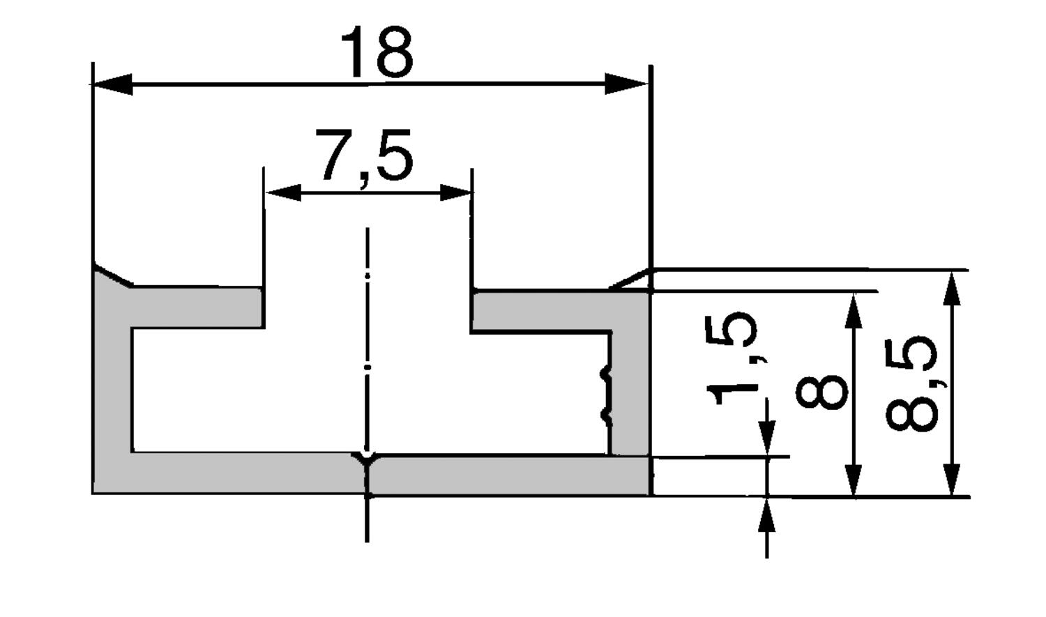 Asseblage details, for terminal strap 3100.0118, 5. assemblage track