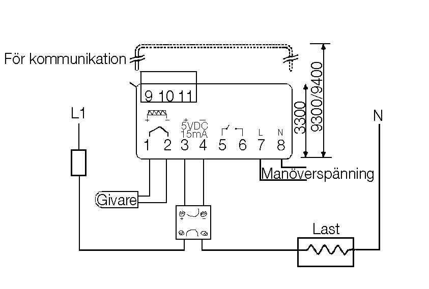 Connecting sketch 1 series 3300 and 9400