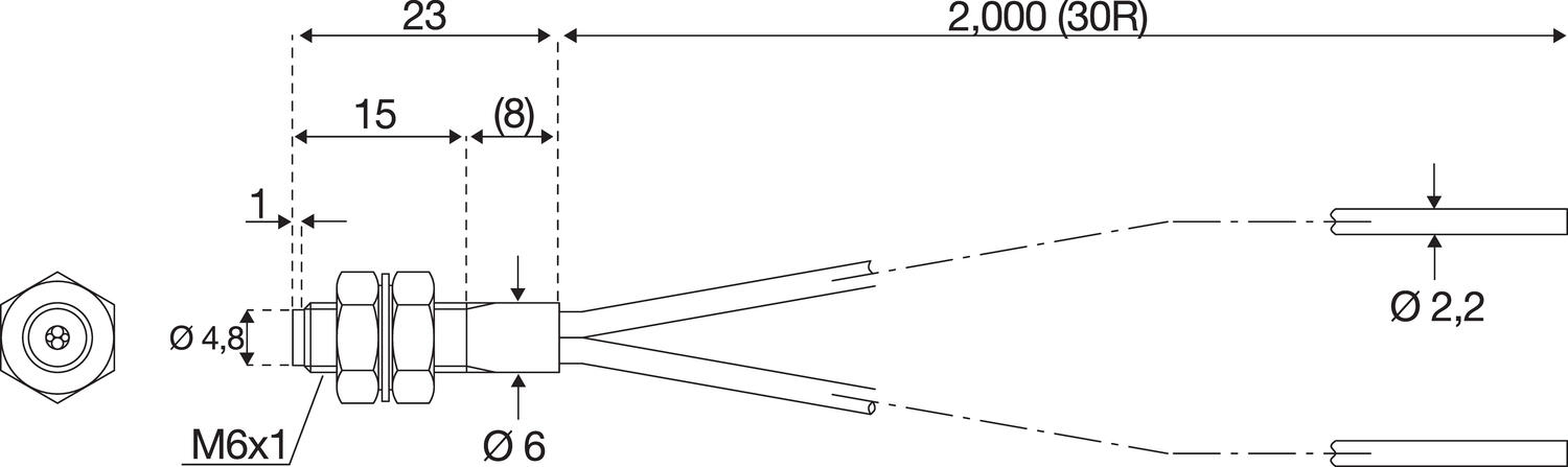 Dimension fibreconductor, directsensor
