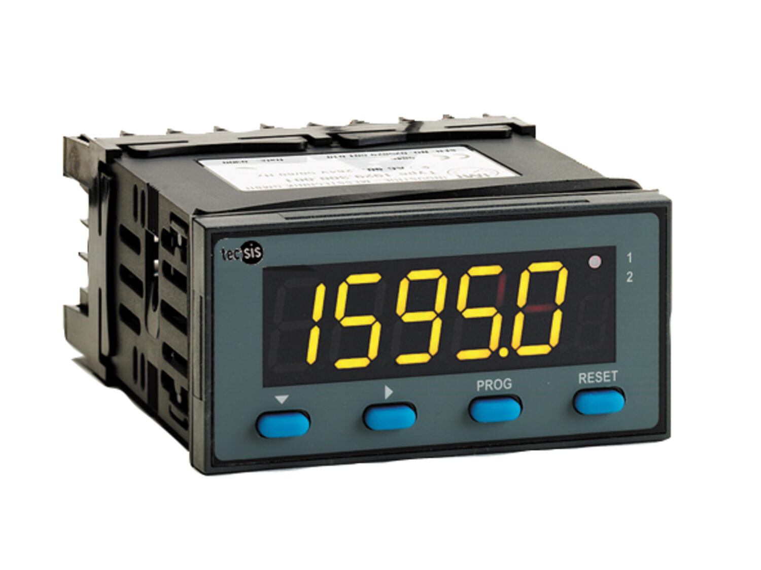 Display with five numbers