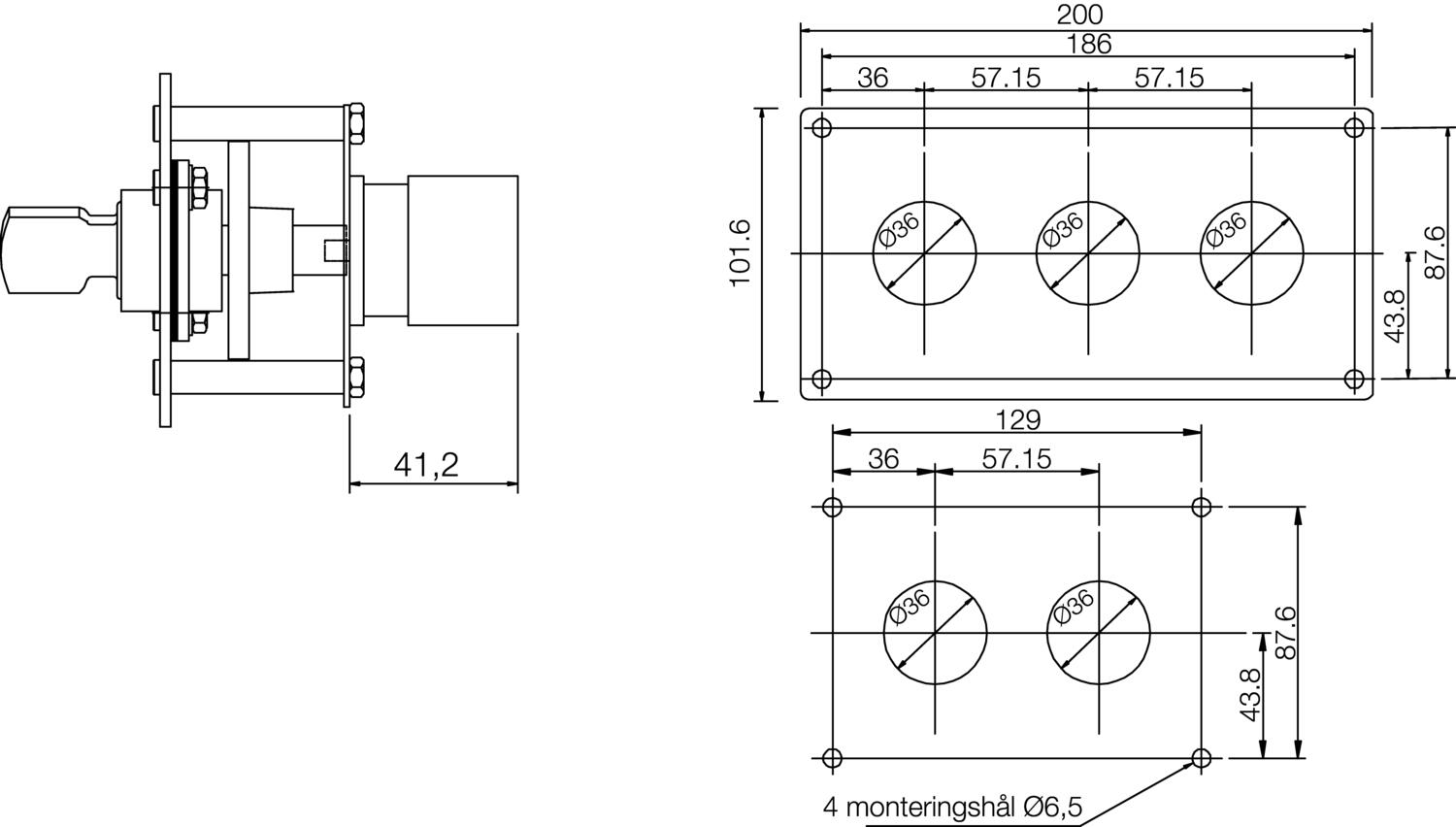 KSE20-panel mounted