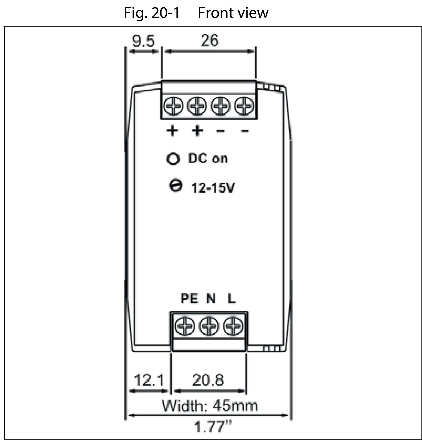 ml60e121-Front view.eps