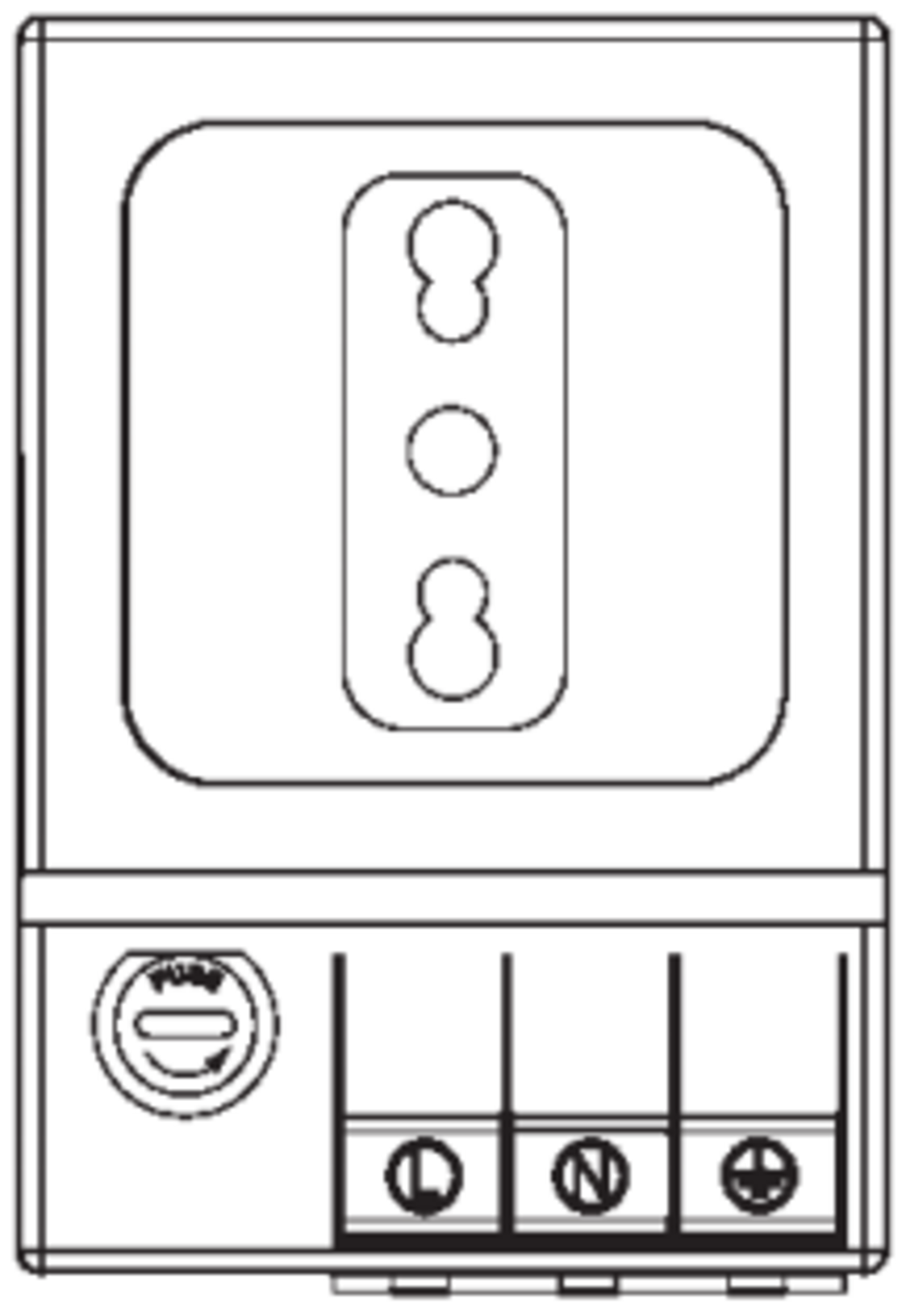 Product scetch Socket SD035 Italy with fuse.png