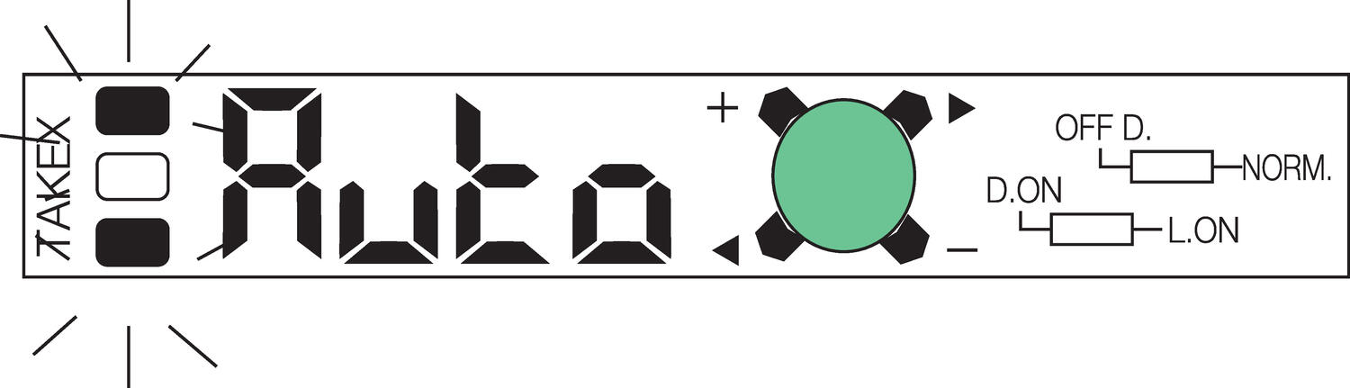 Setting, sensitivity, moving work, 2.