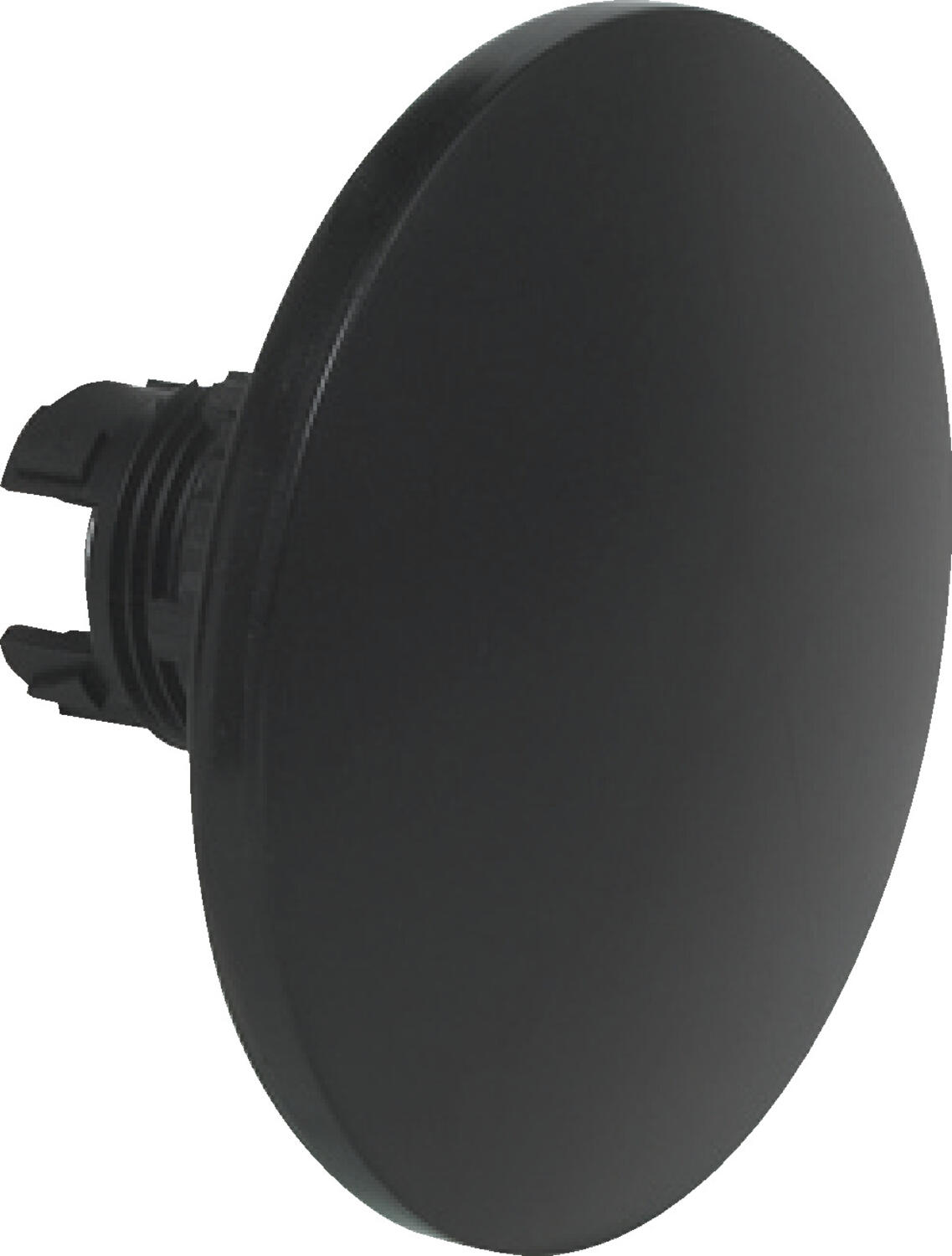 Unlighted snap fastener black