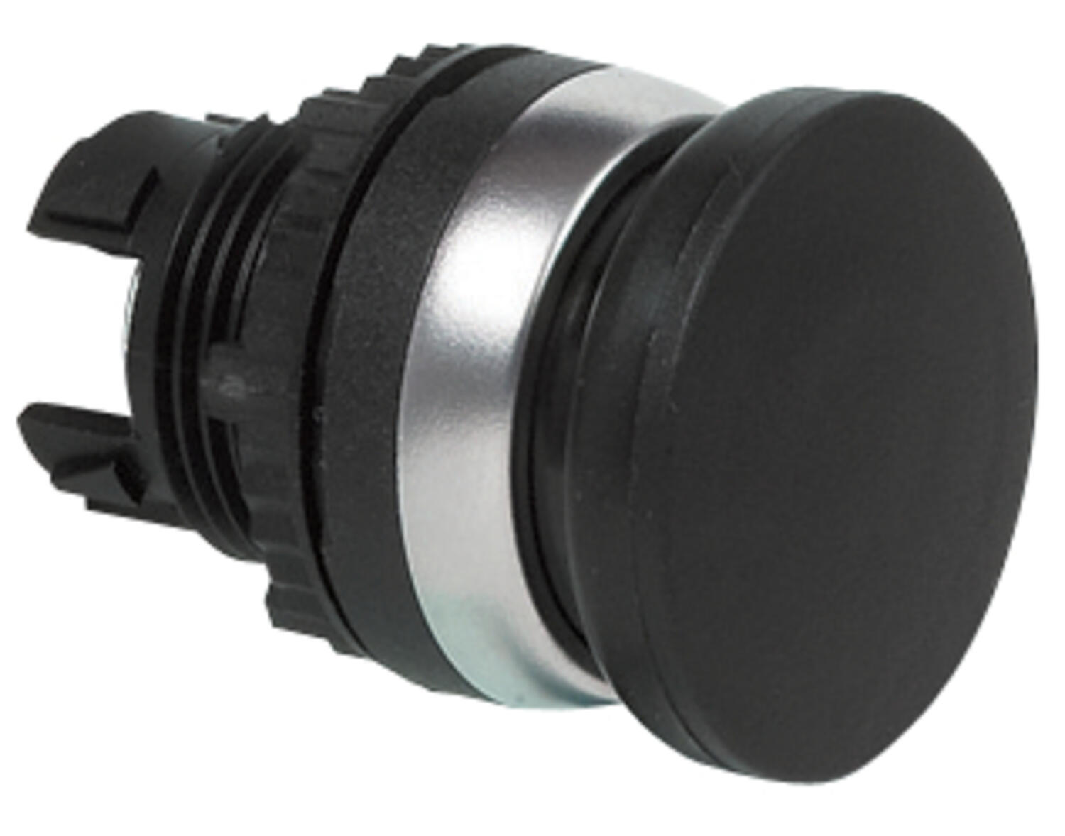 Unlighted snap fastener black